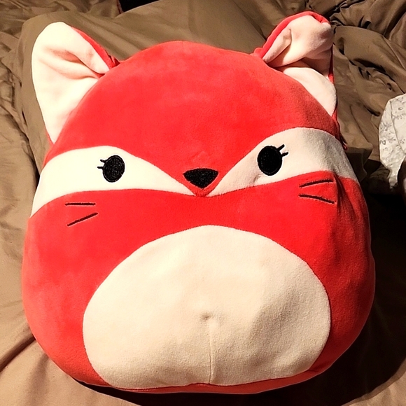 Squishmallows Other - Red and White Fox Plush Pillow